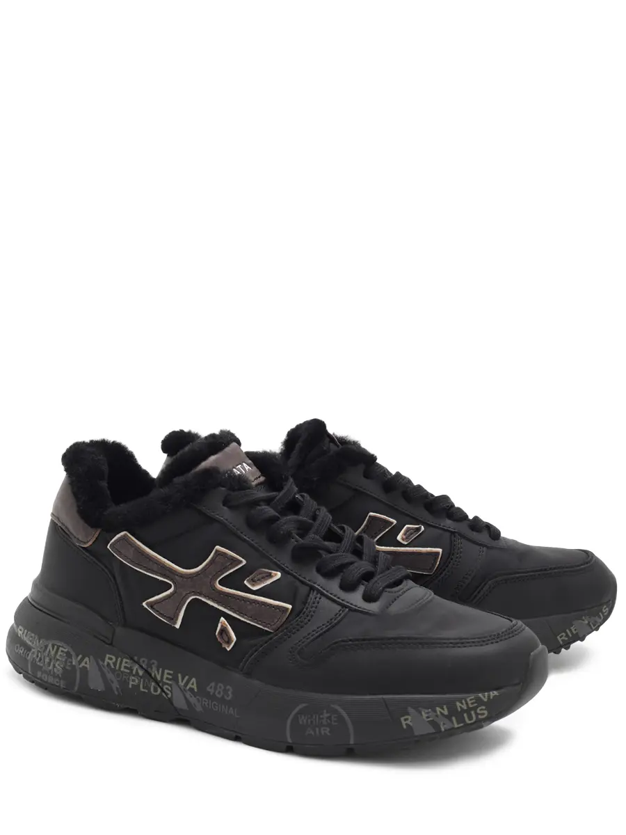 Кроссовки комбинированные на меху