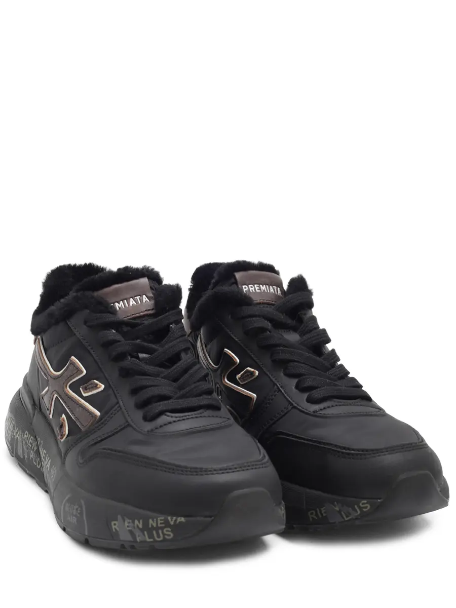 Кроссовки комбинированные на меху