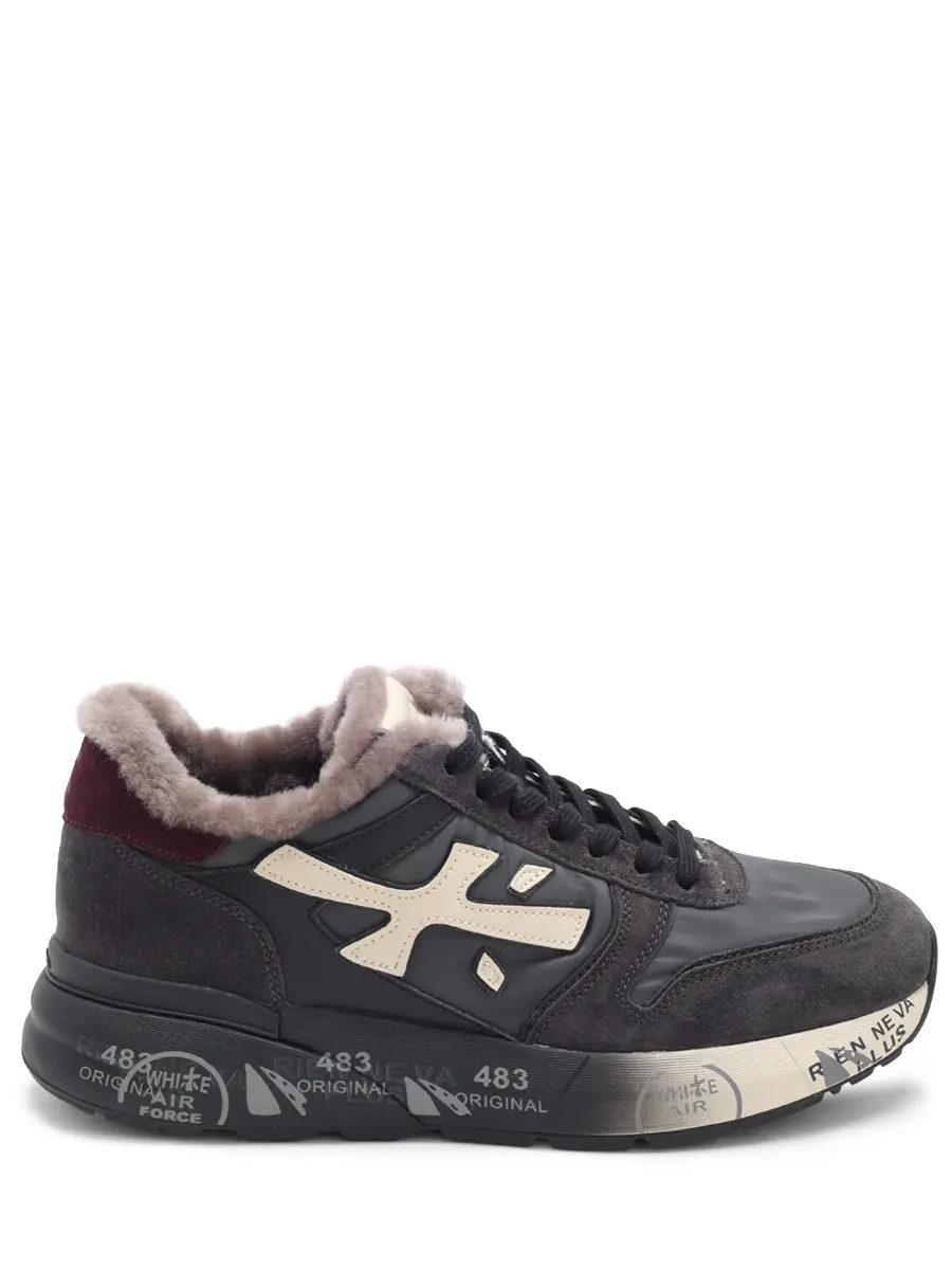 Кроссовки комбинированные на меху