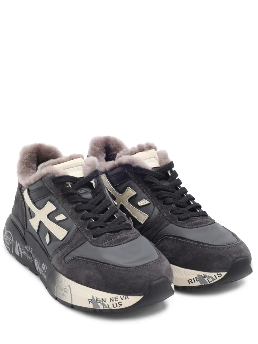 Кроссовки комбинированные на меху