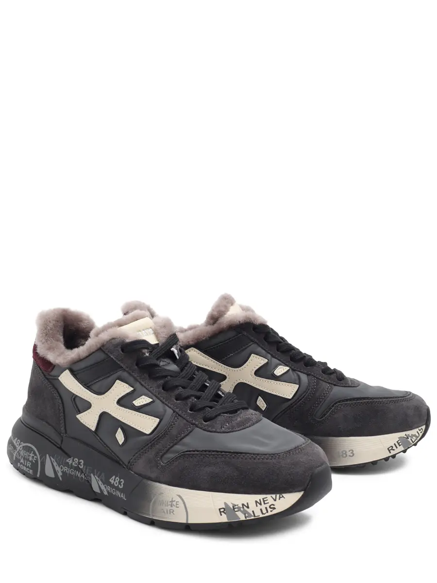 Кроссовки комбинированные на меху