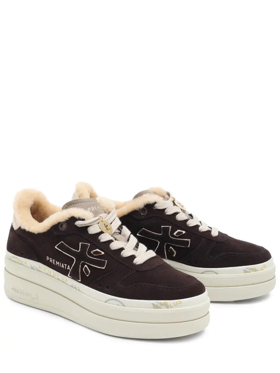 Кеды замшевые на меху