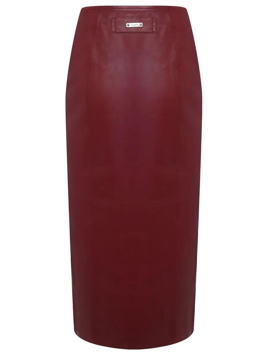 Юбка кожаная