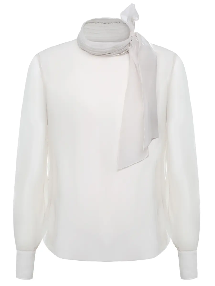 Блуза шелковая