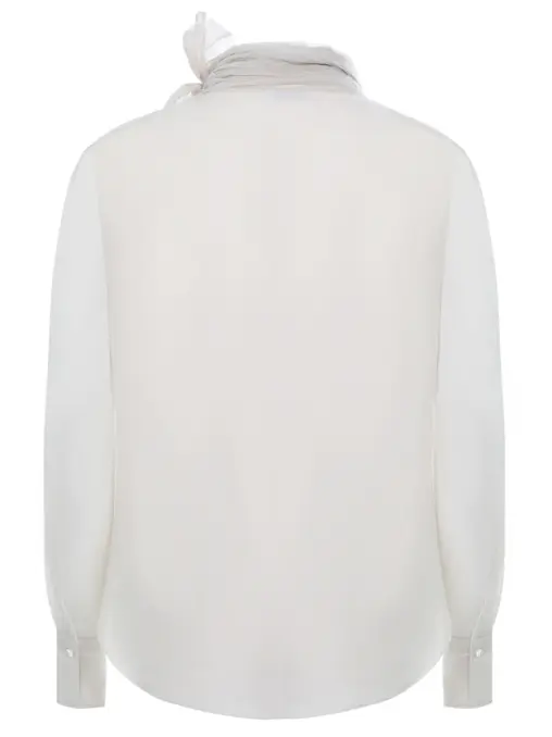 Блуза шелковая BRUNELLO CUCINELLI