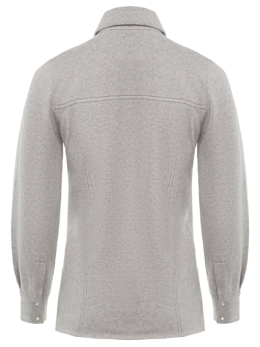 Рубашка из шерсти и шелка