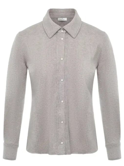 Рубашка из шерсти и шелка PANICALE