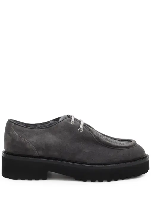 Полуботинки комбинированные на меху DOUCAL`S