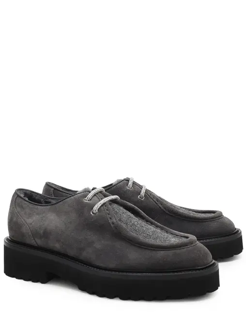 Полуботинки комбинированные на меху DOUCAL`S