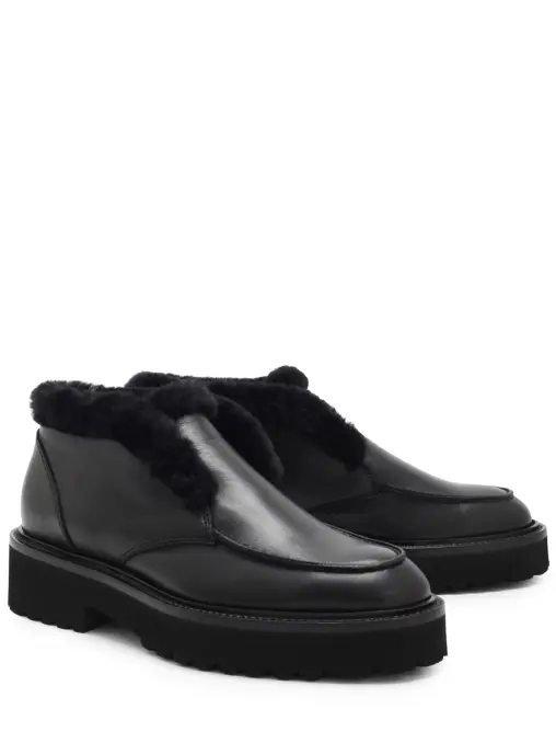 Ботинки кожаные на меху DOUCAL`S