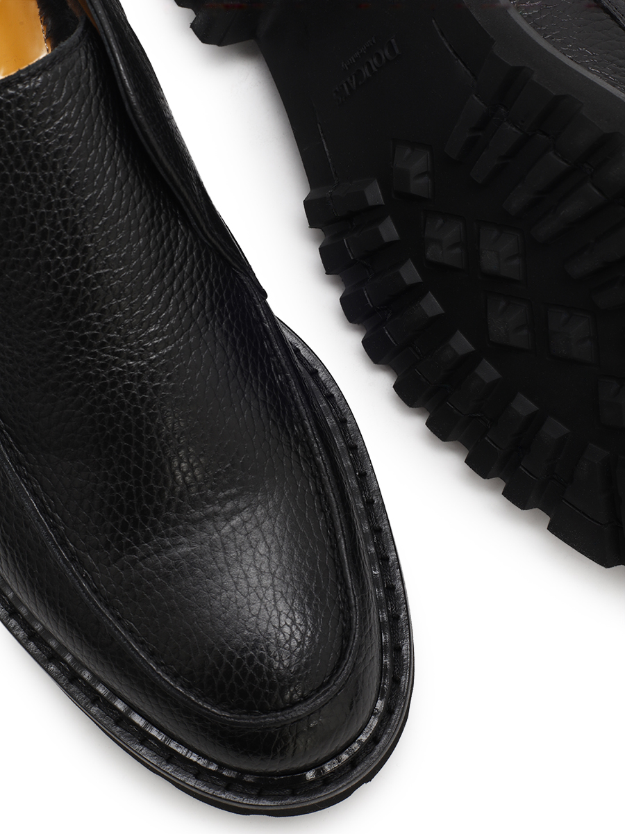 Ботинки кожаные на меху