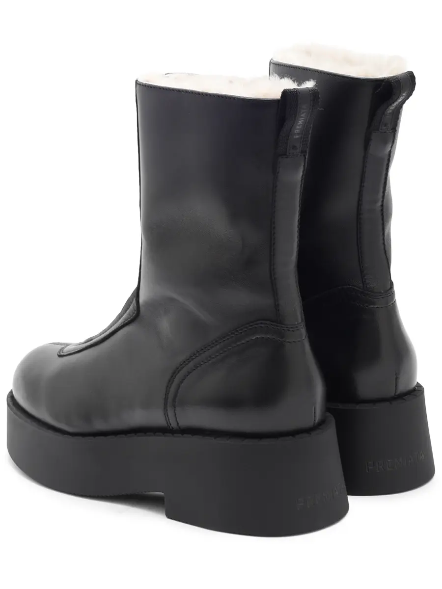 Ботинки кожаные