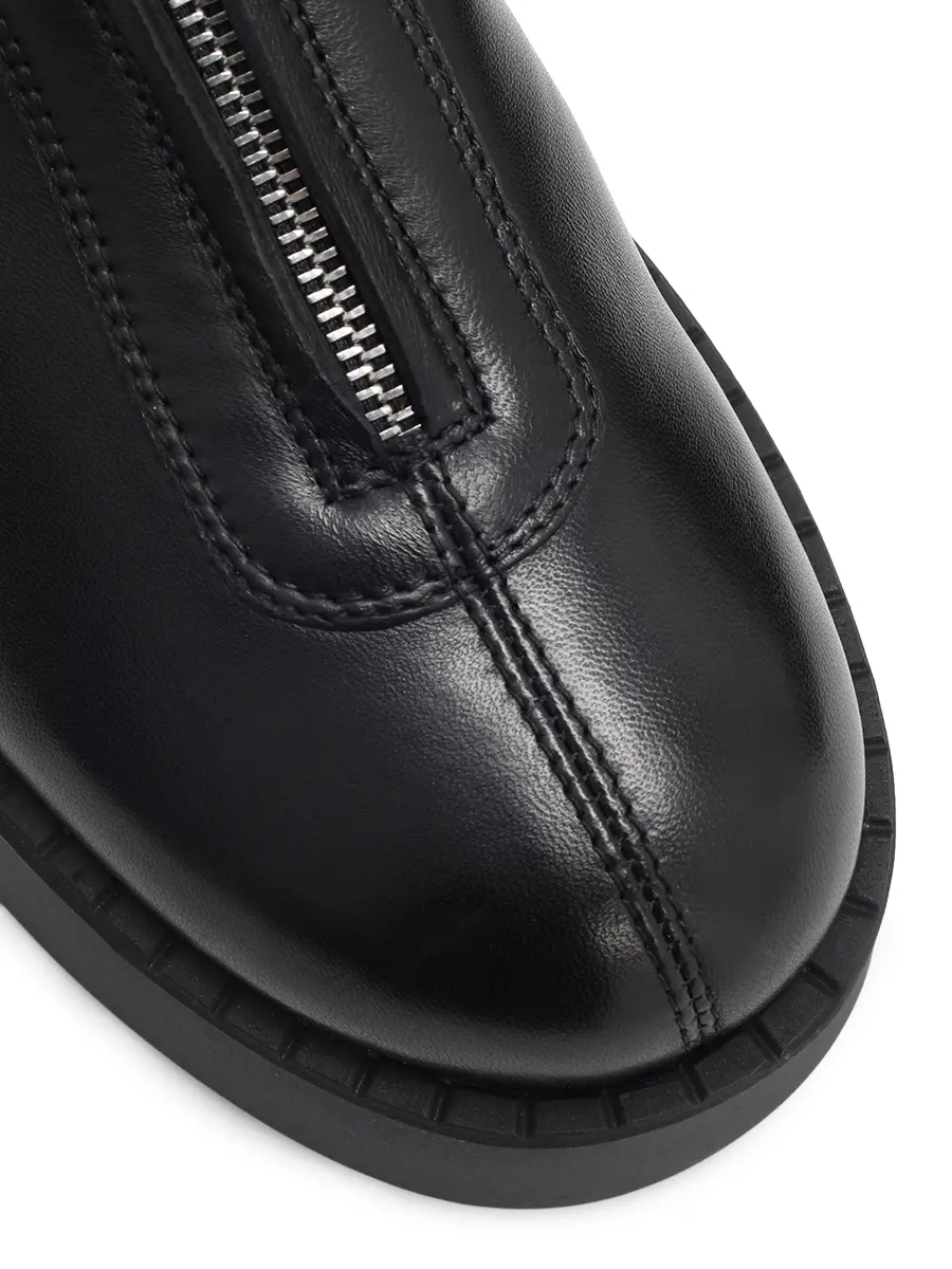 Ботинки кожаные