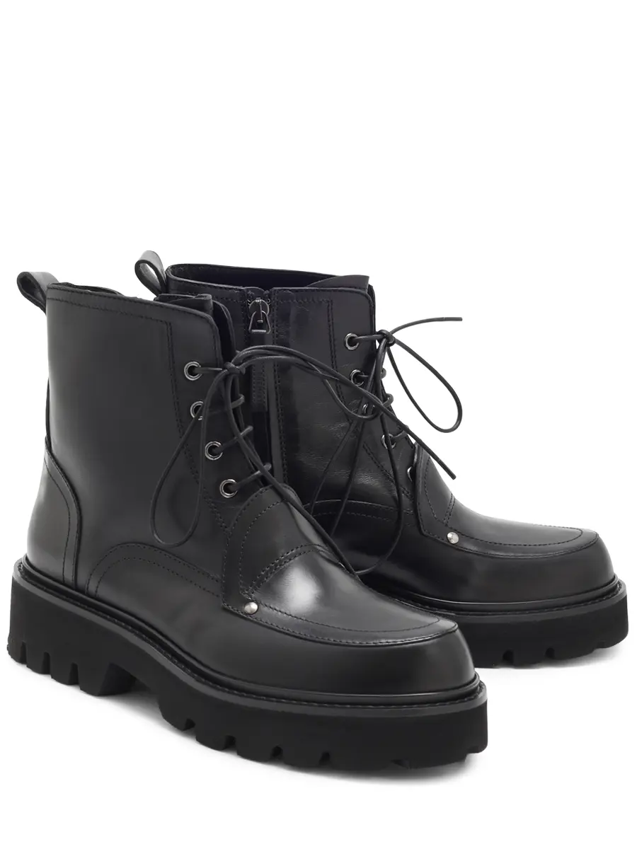 Ботинки кожаные