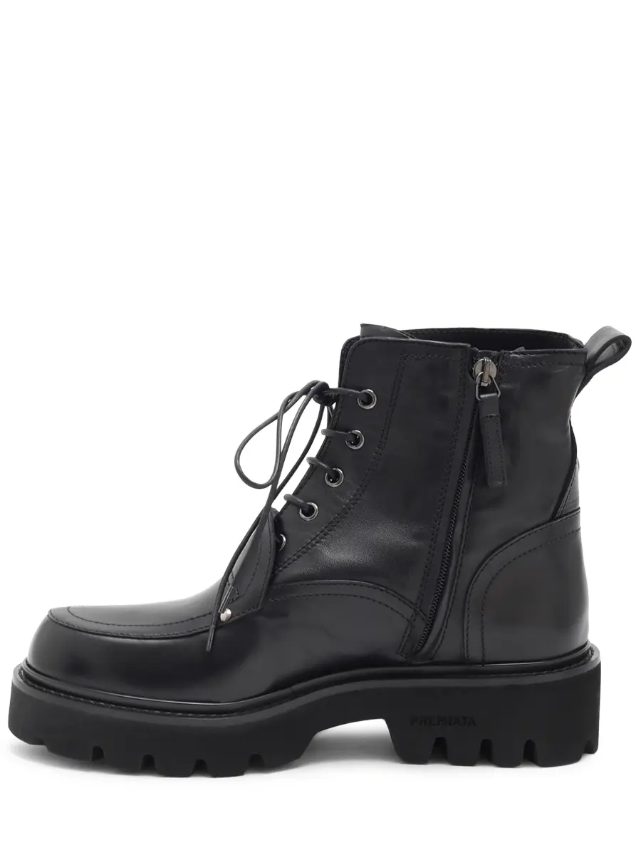 Ботинки кожаные