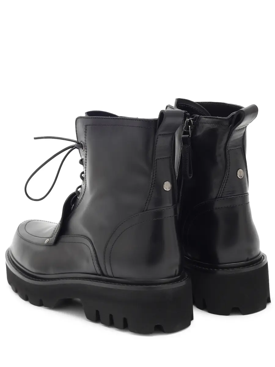 Ботинки кожаные