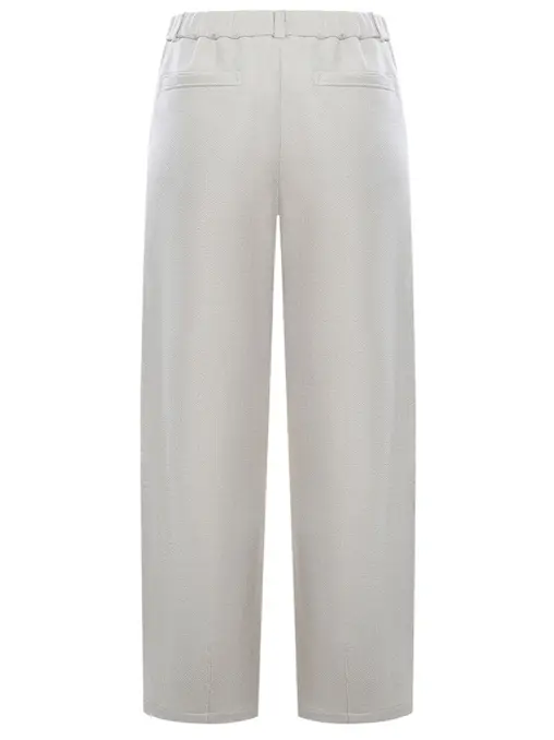 Брюки из вискозы и хлопка BRUNELLO CUCINELLI