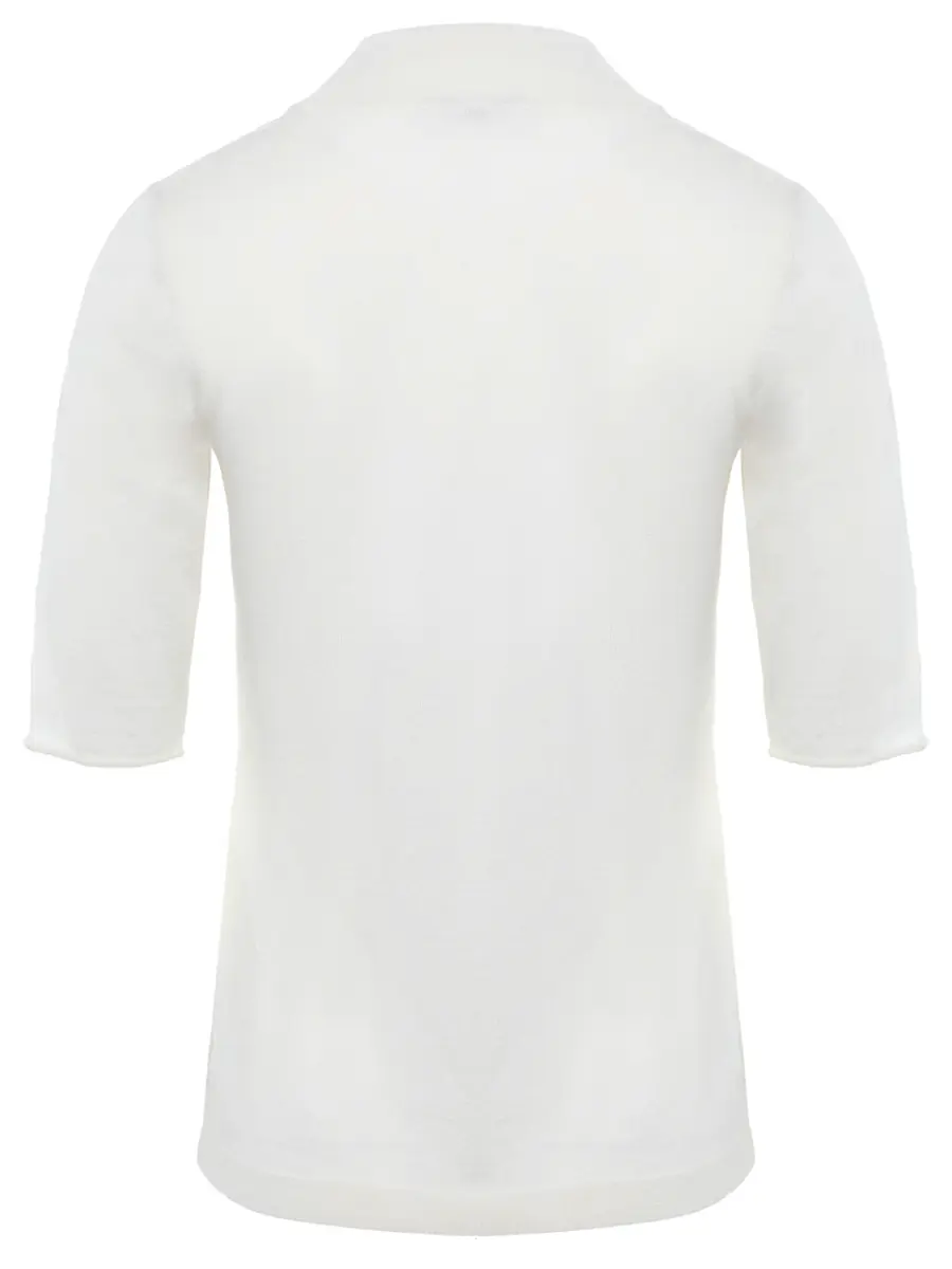 Футболка из шерсти и шелка