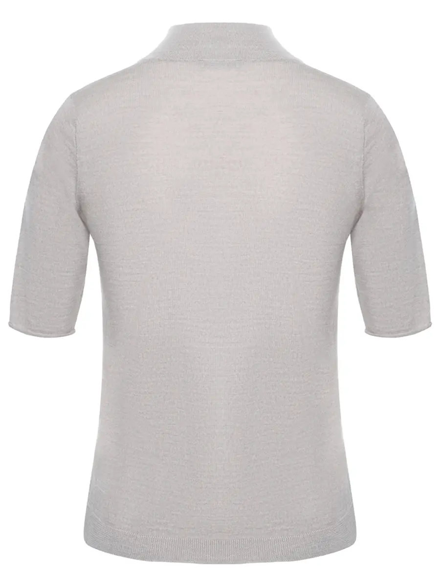 Футболка из шерсти и шелка