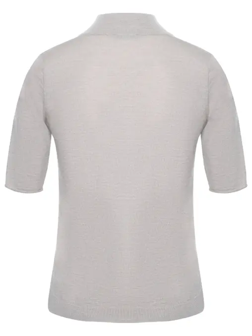 Футболка из шерсти и шелка PANICALE