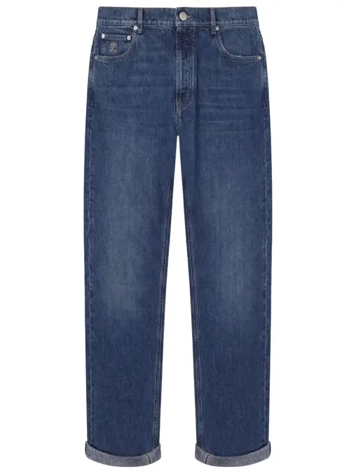 Джинсы хлопковые BRUNELLO CUCINELLI