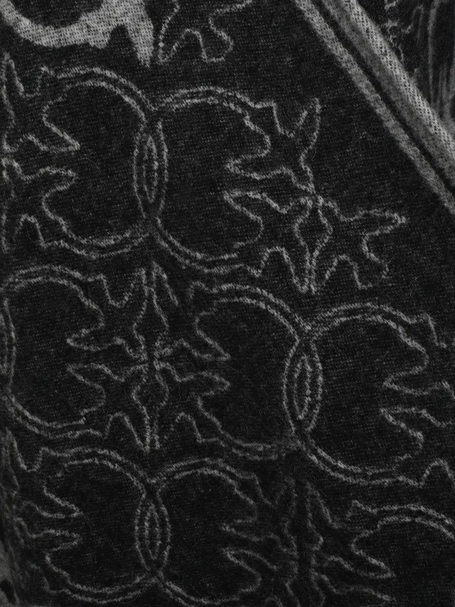 Пончо шерстяное