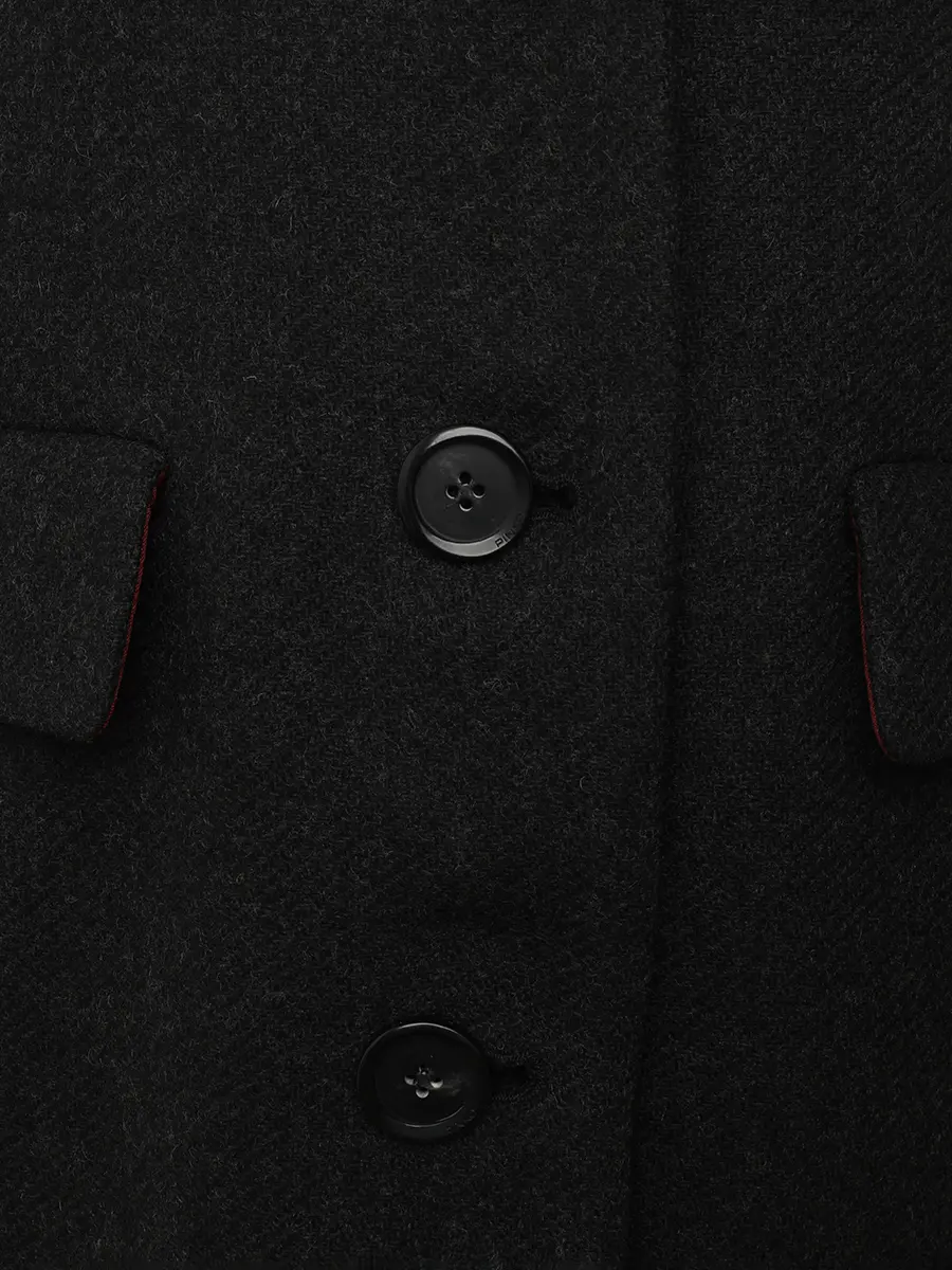 Пальто однотонное