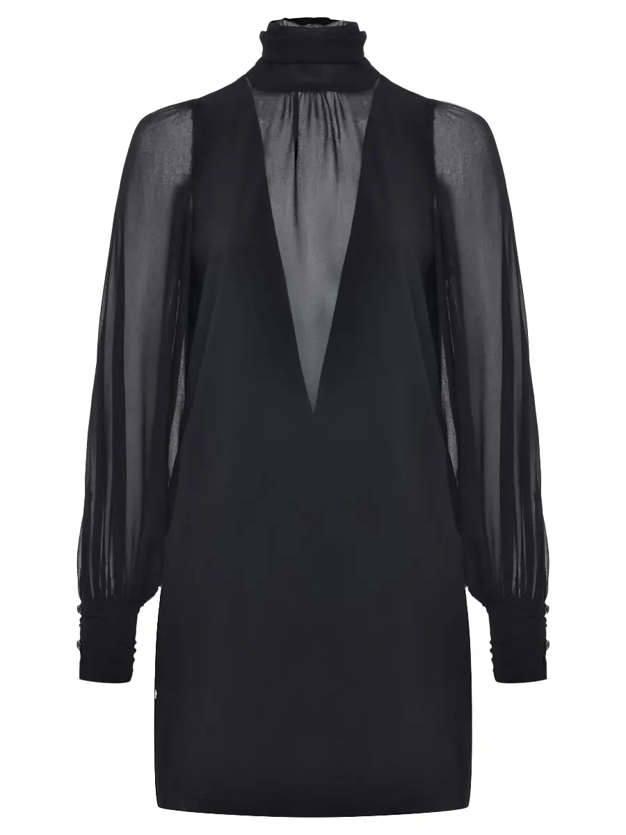 Платье однотонное