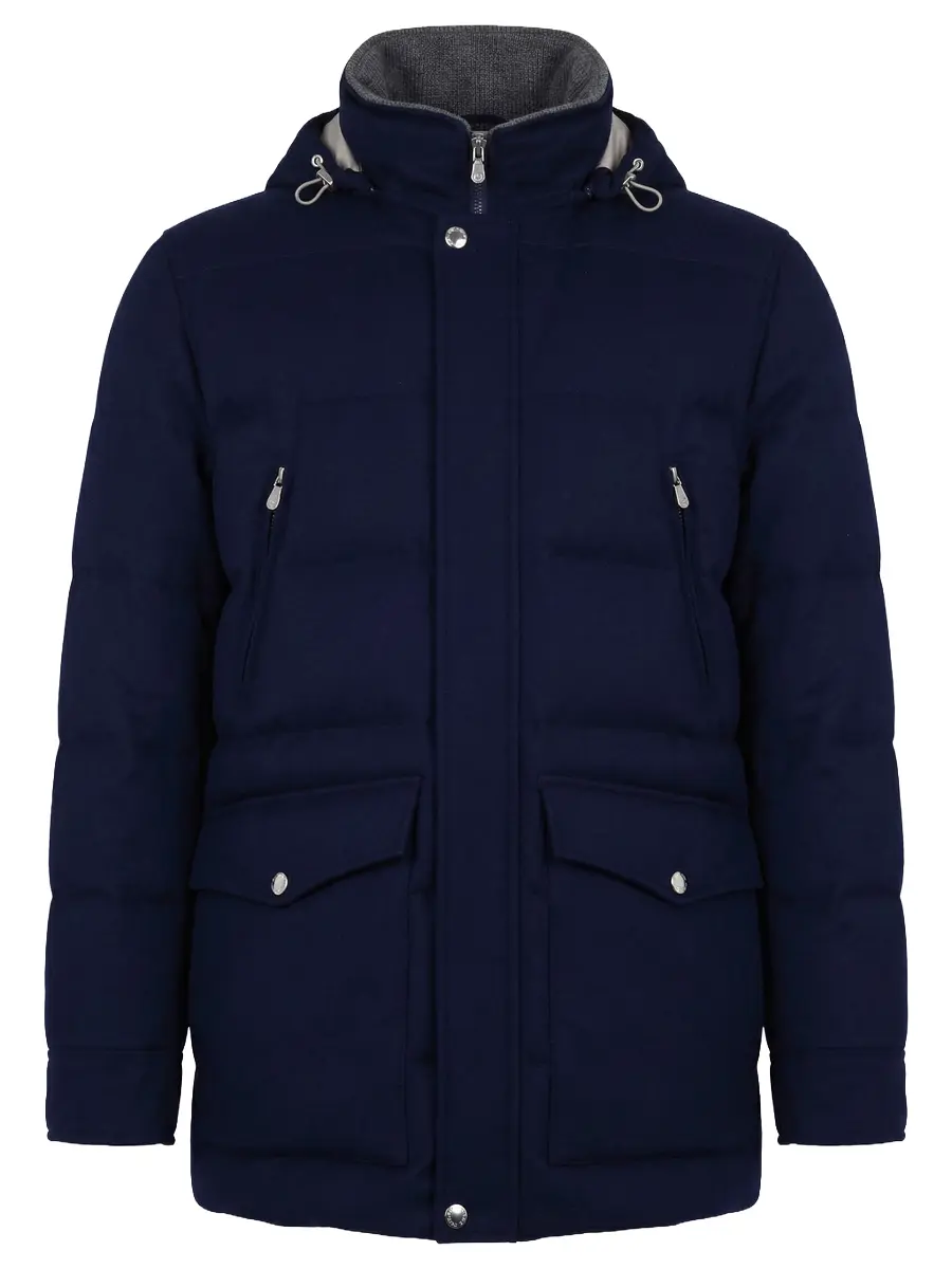 Пуховик из шерсти и кашемира