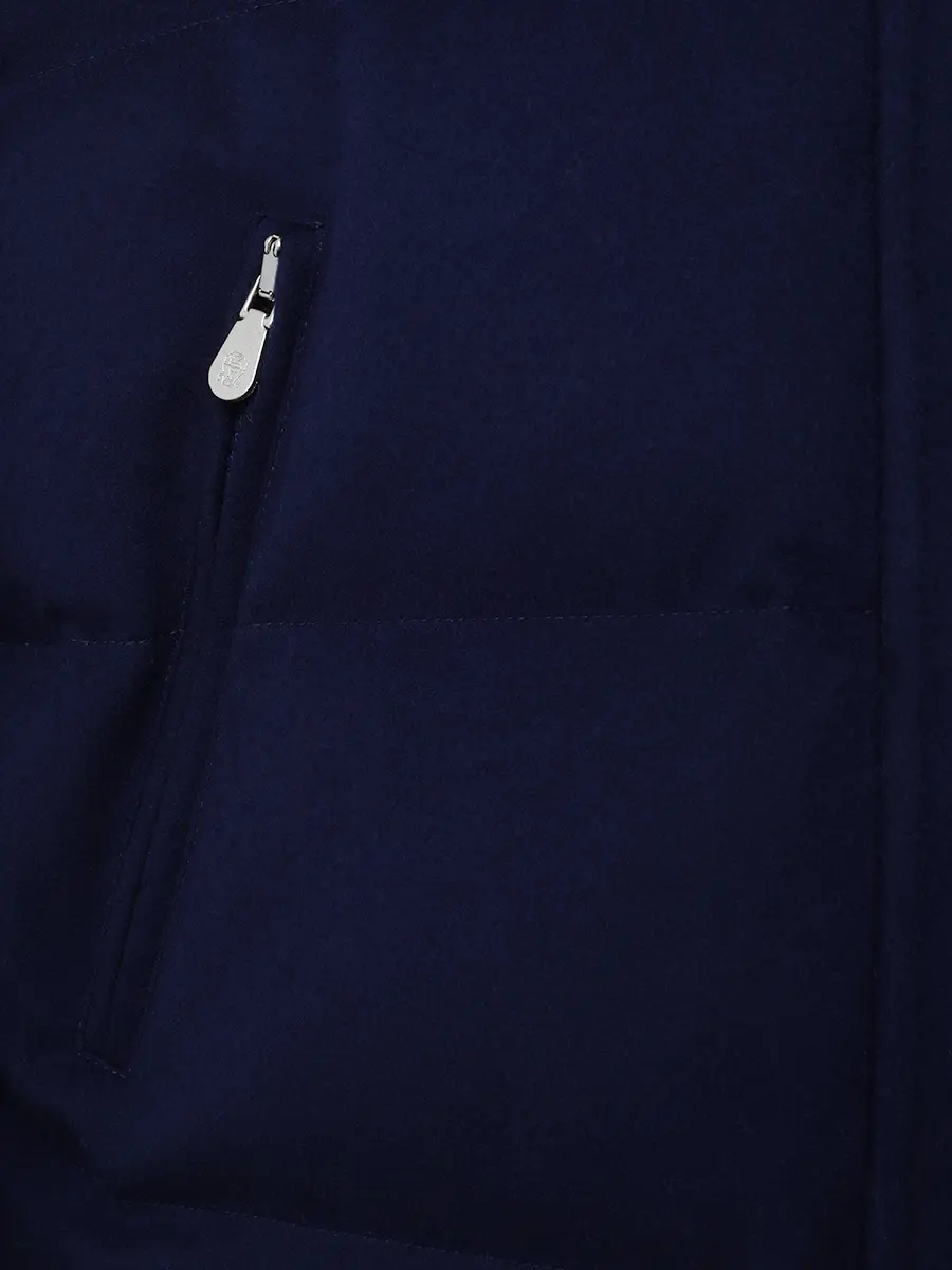 Пуховик из шерсти и кашемира