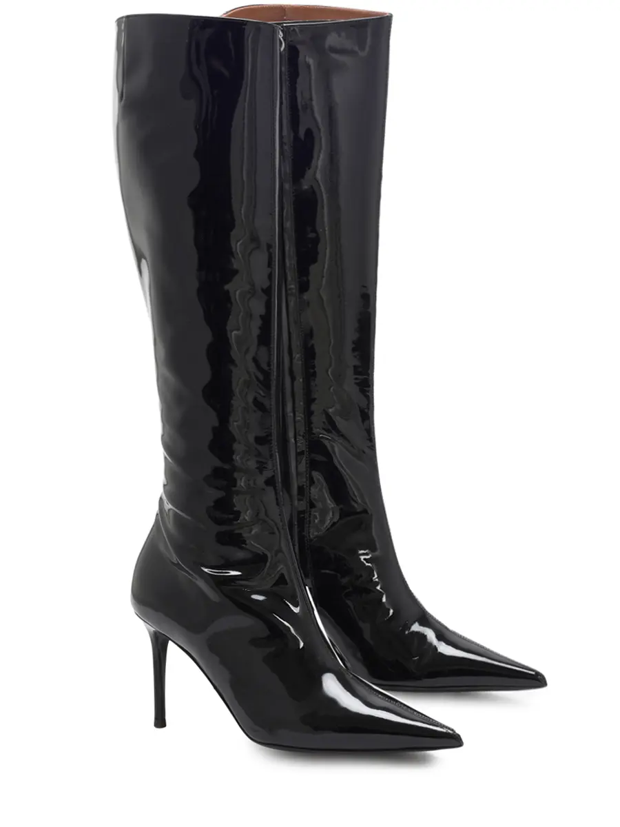 Сапоги кожаные