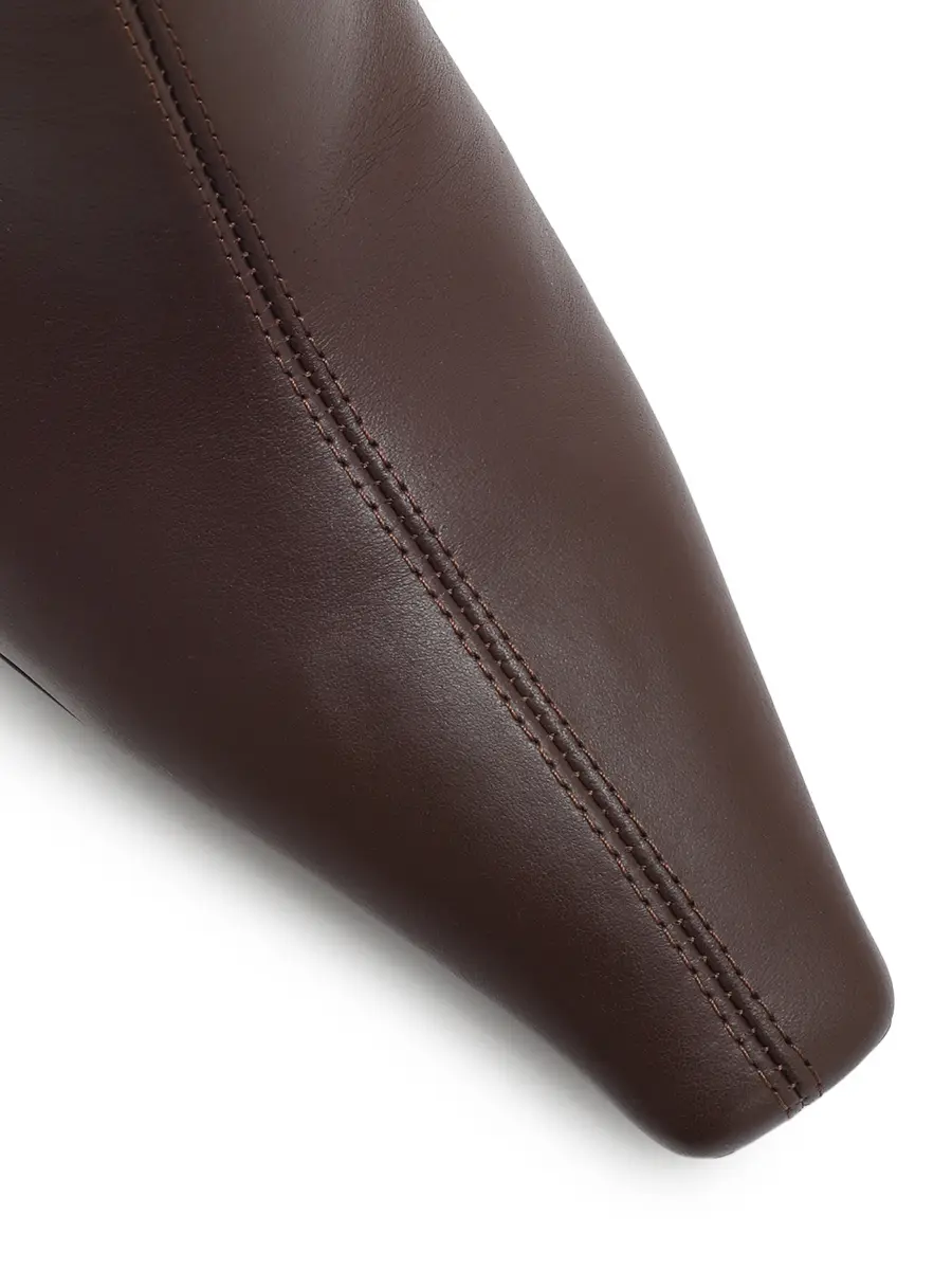 Сапоги кожаные