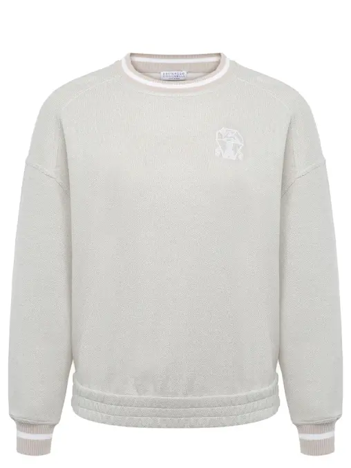 Толстовка из вискозы и хлопка BRUNELLO CUCINELLI