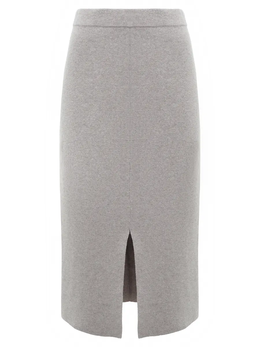 Юбка из шерсти и шелка