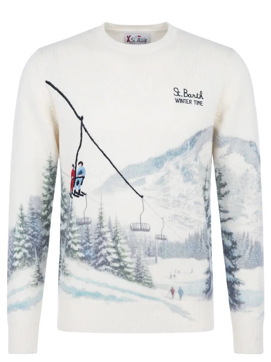 Джемпер с принтом