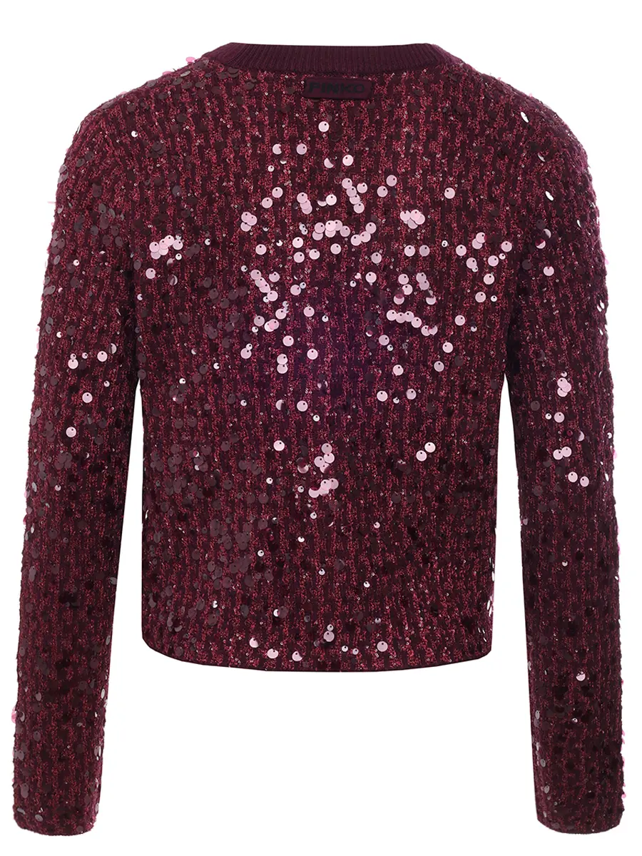 Кардиган с пайетками