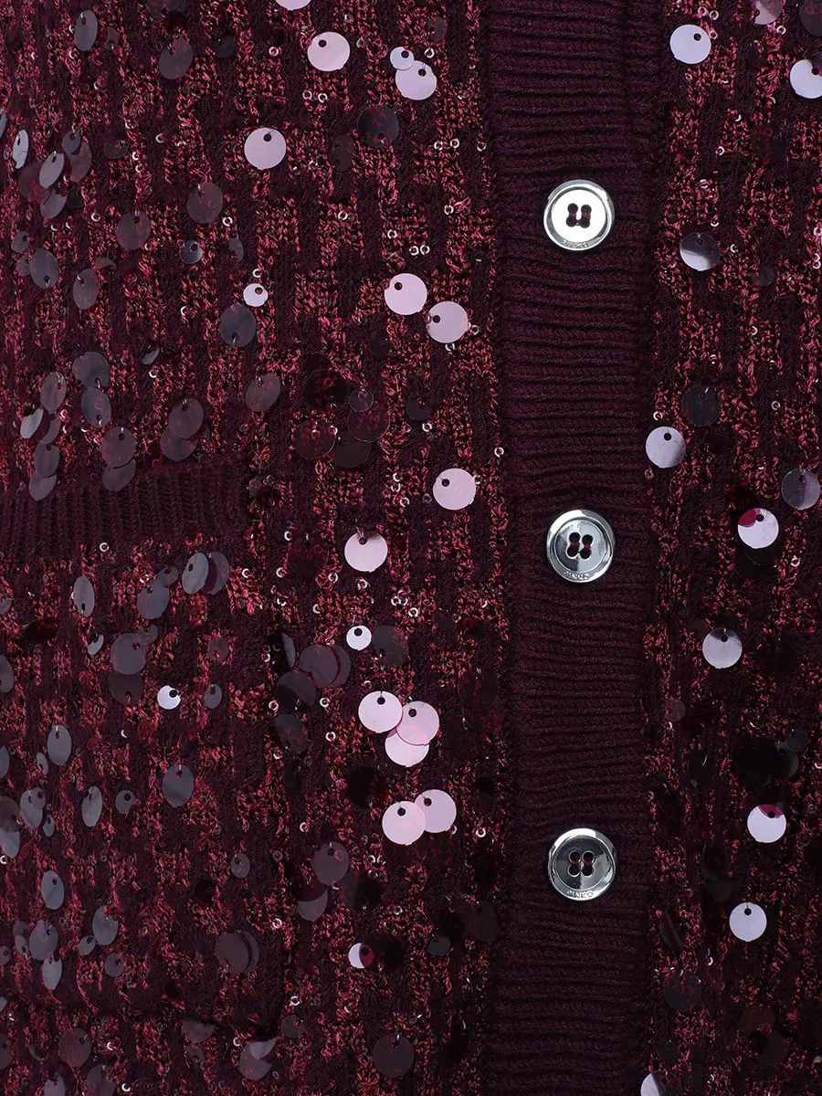 Кардиган с пайетками