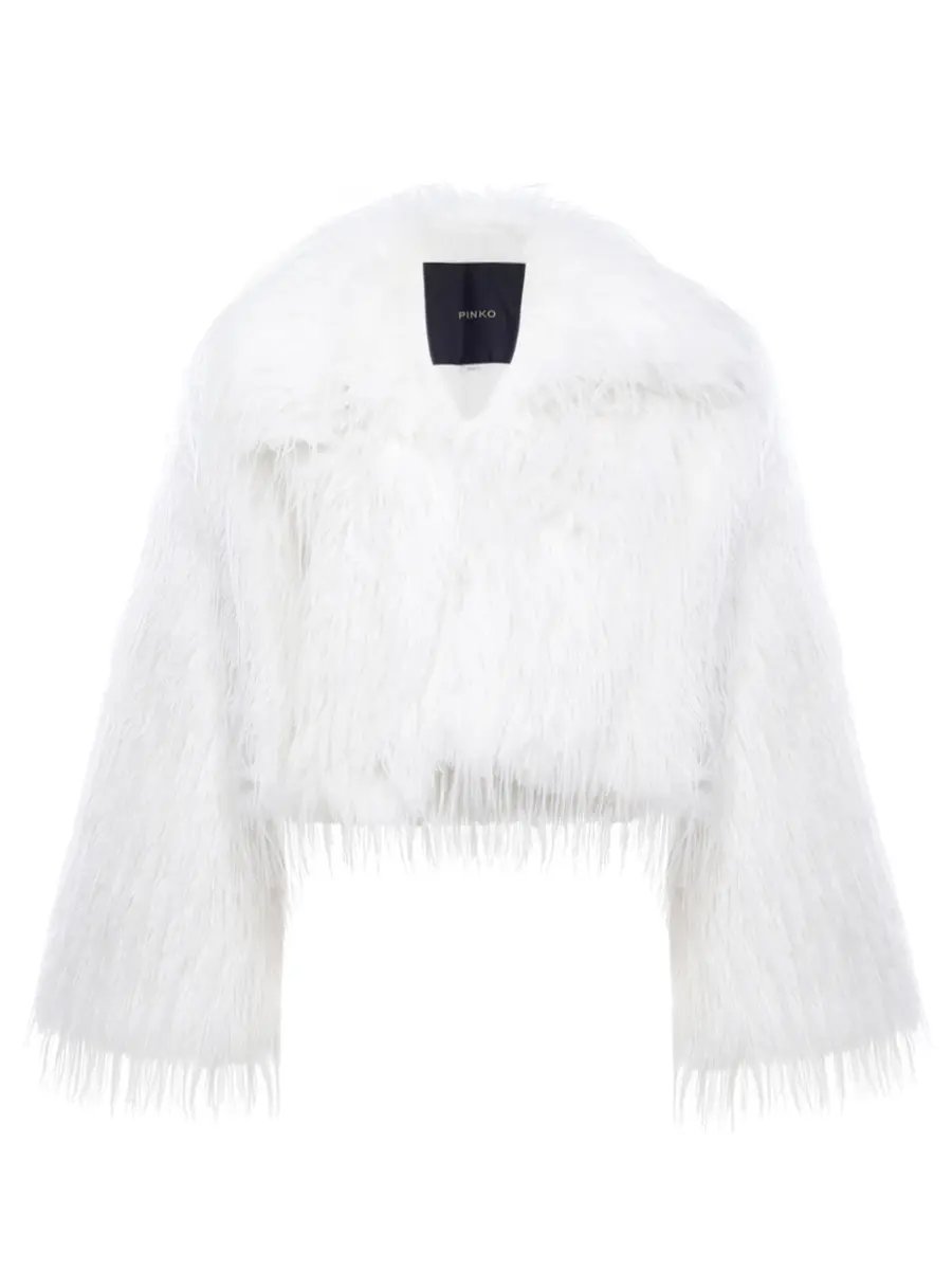 Шуба однотонная