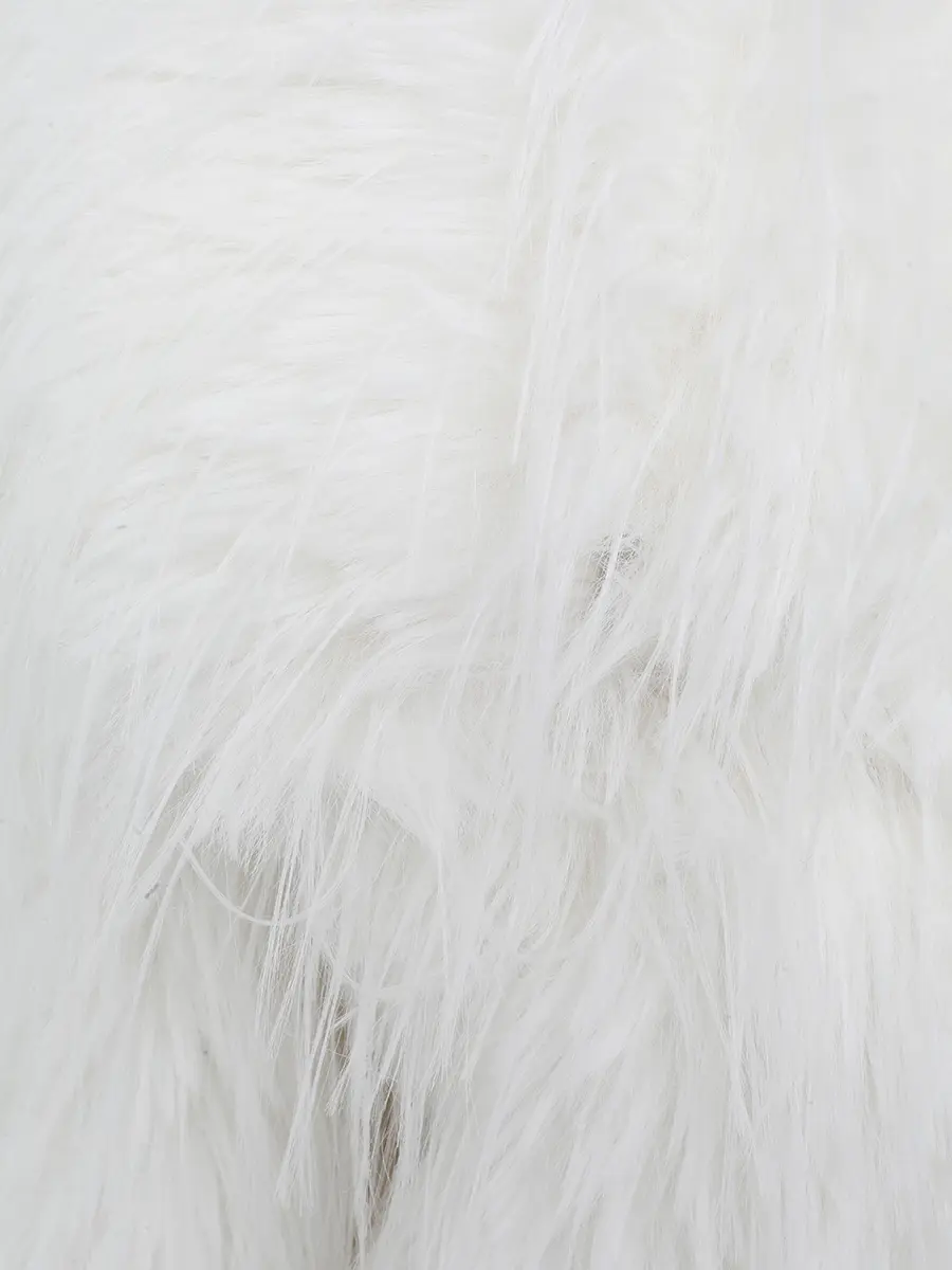 Шуба однотонная