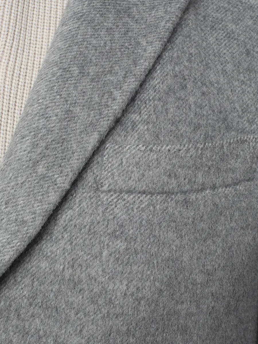 Пальто однотонное