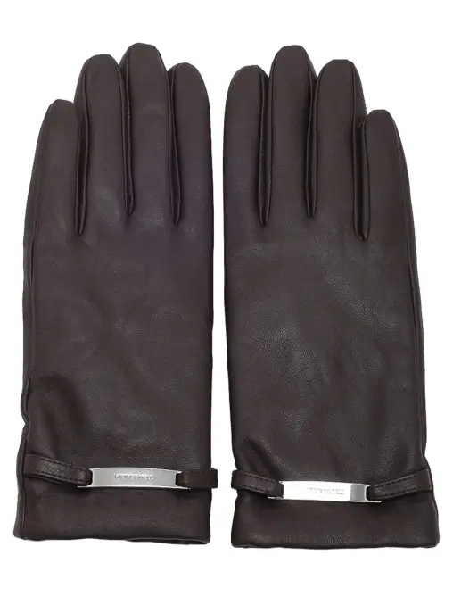 Перчатки кожаные TRUSSARDI