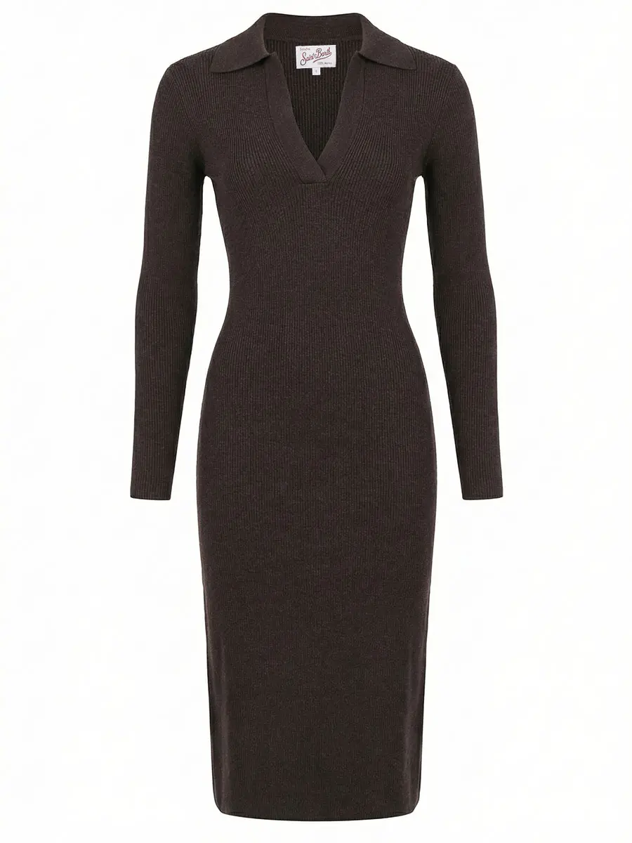 Платье шерстяное