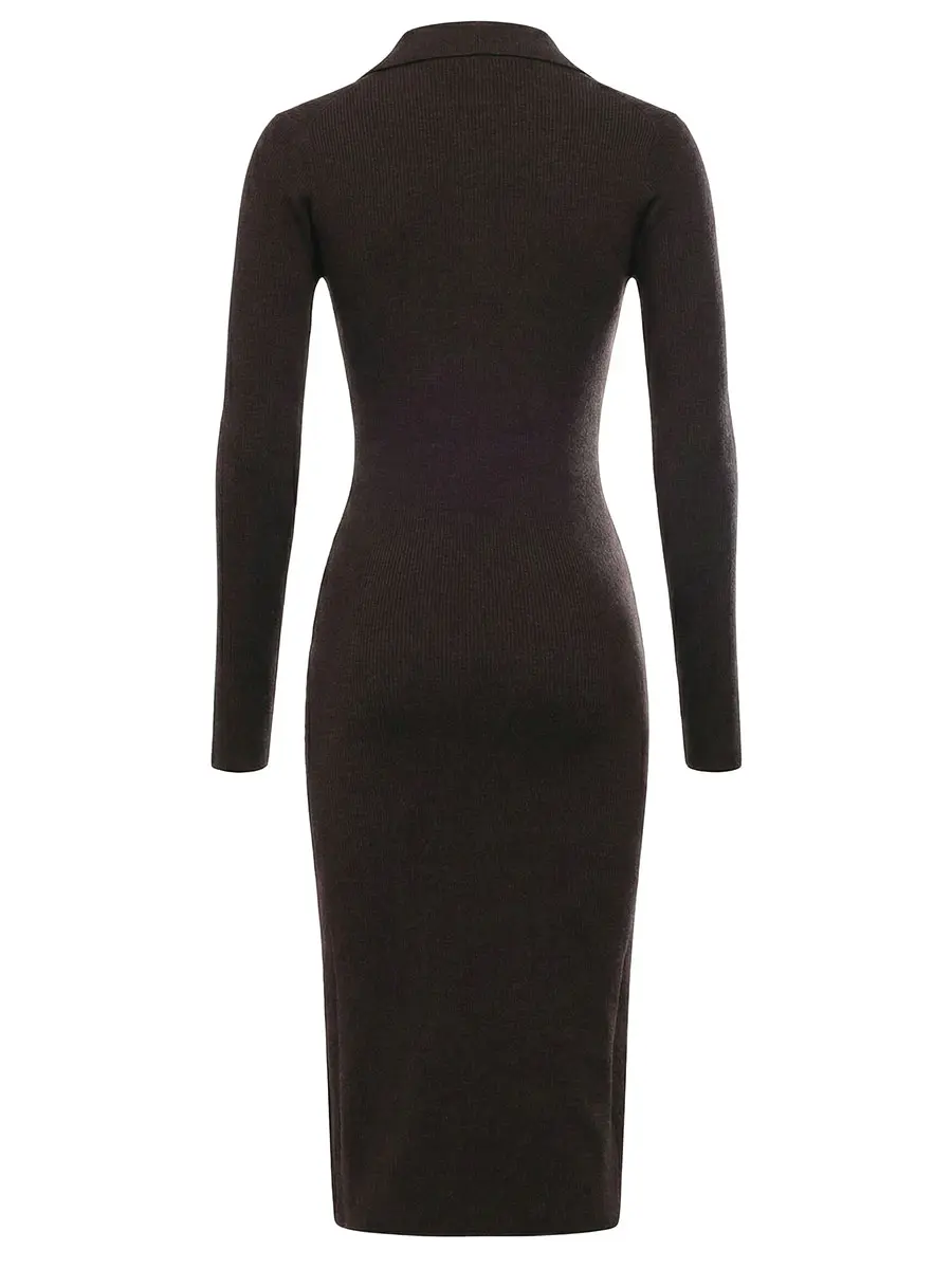 Платье шерстяное