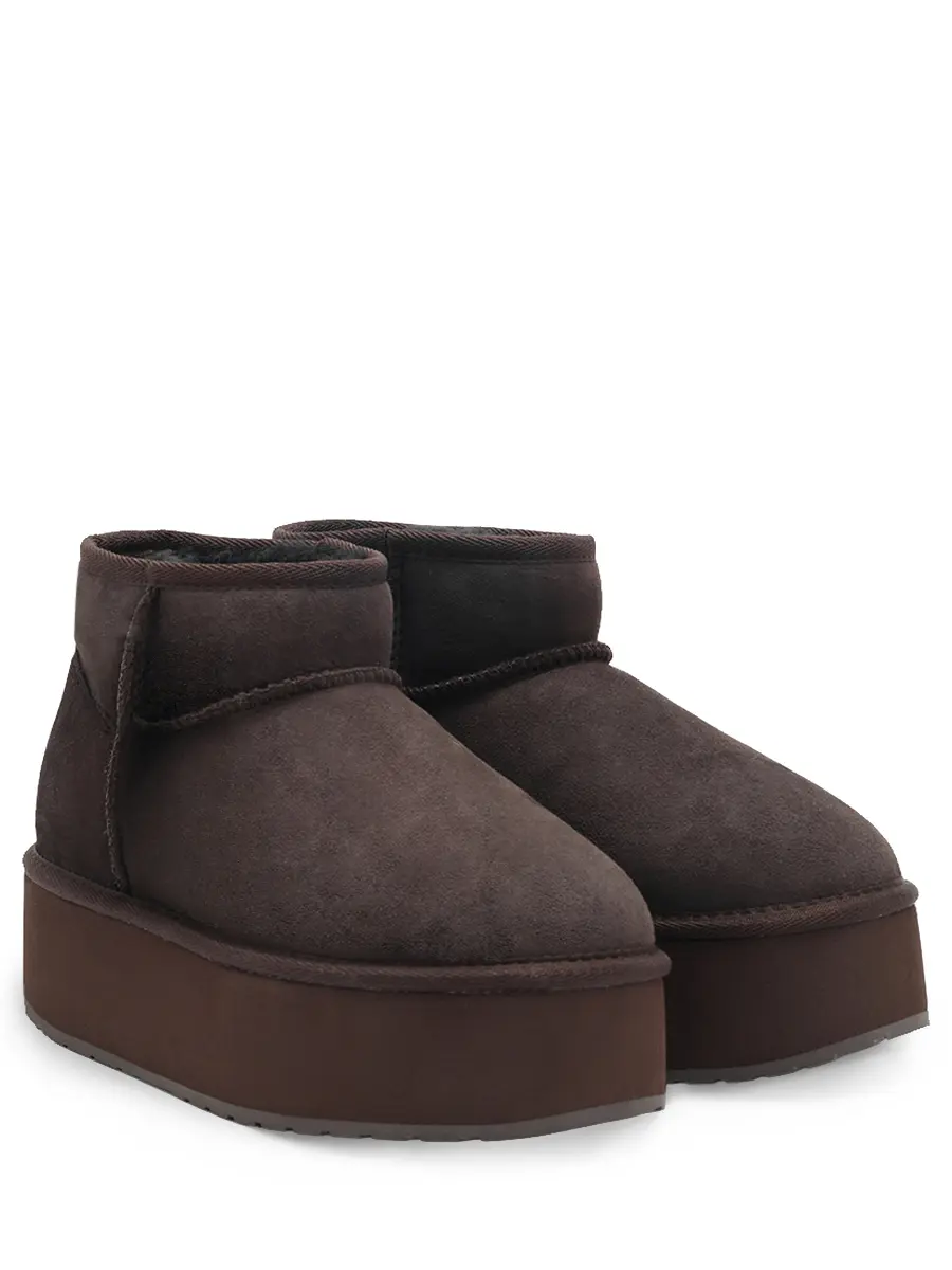 Угги замшевые на меху