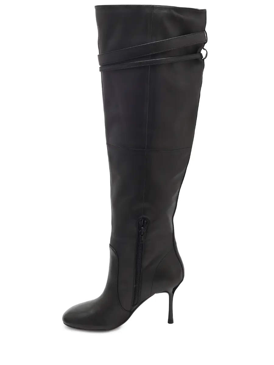 Сапоги кожаные