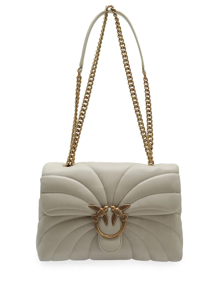 Сумка кожаная LOVE PUFF