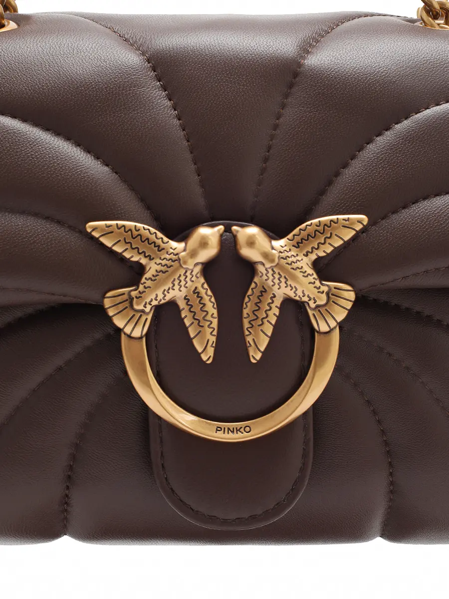 Сумка кожаная LOVE  PUFF MINI