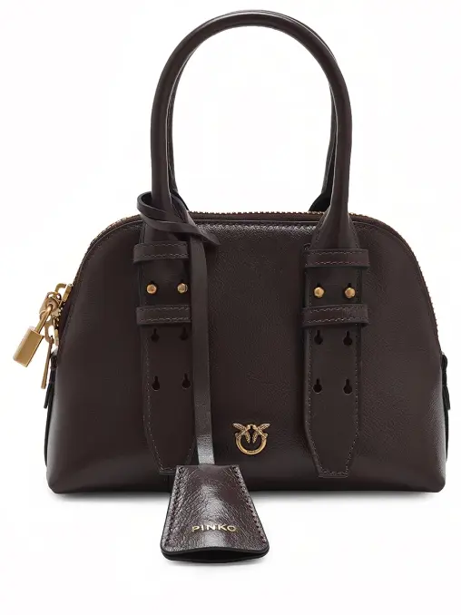 Сумка кожаная BOWLING PINKO