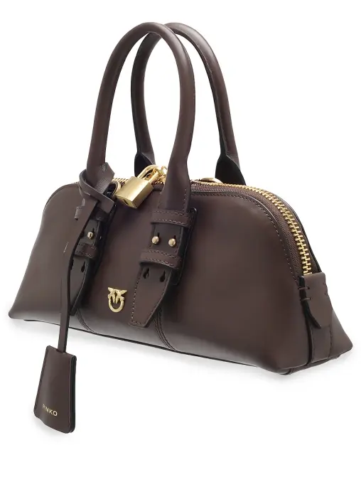 Сумка кожаная BOWLING PINKO