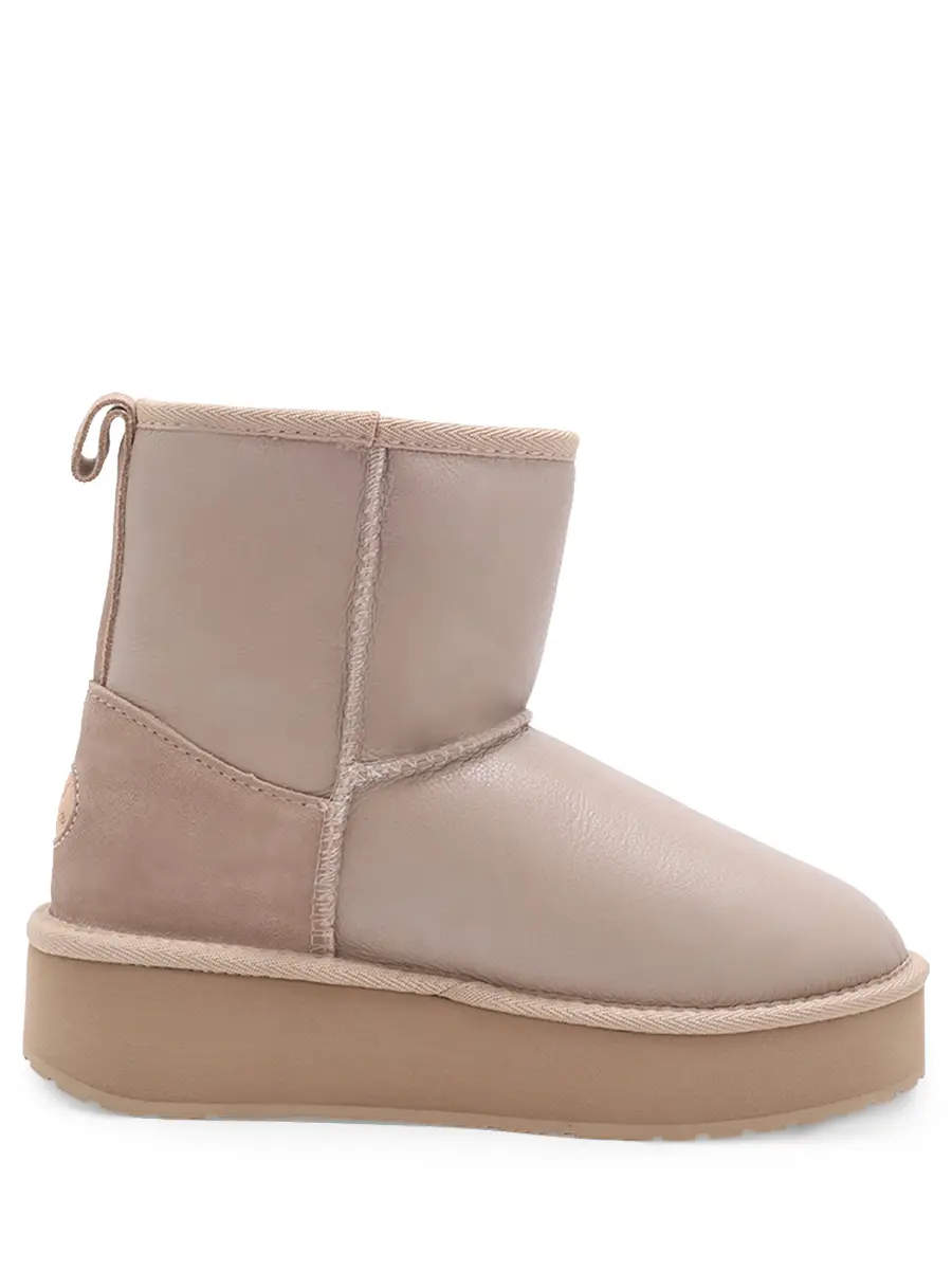 Угги кожаные на меху